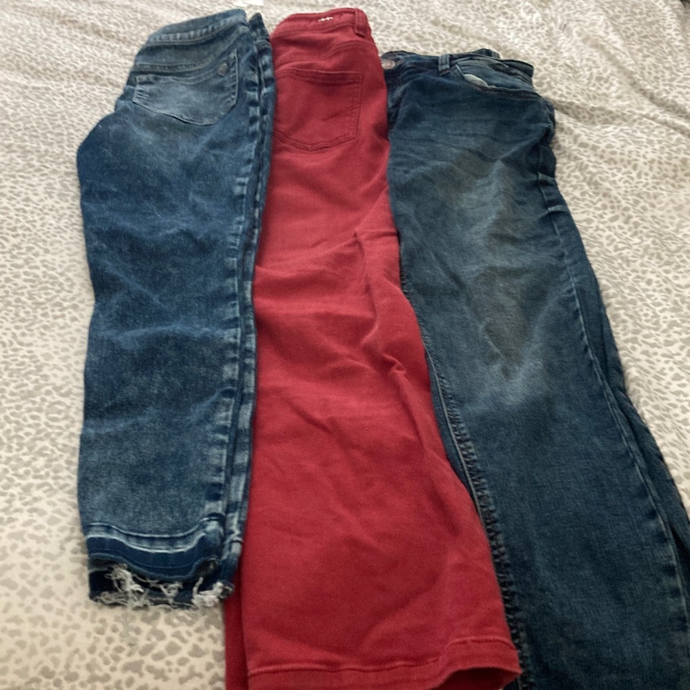 Bundle Habitual & Justice Jeans in Blue and Red